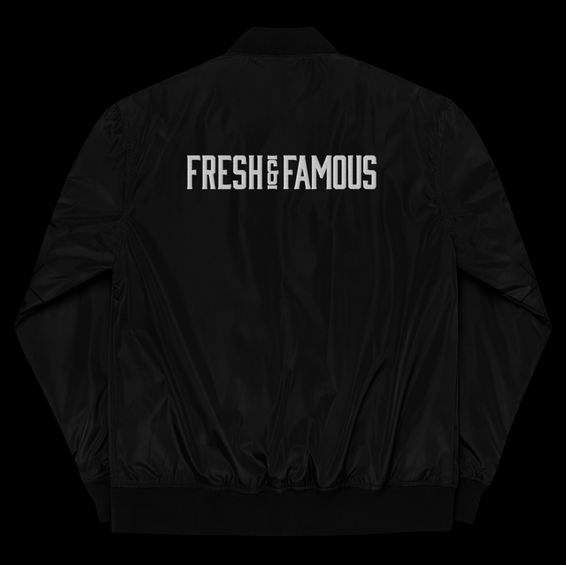 sustainable bomber jacket