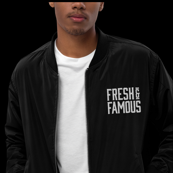 sustainable bomber jacket