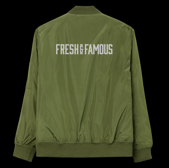 sustainable bomber jacket