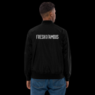 sustainable bomber jacket