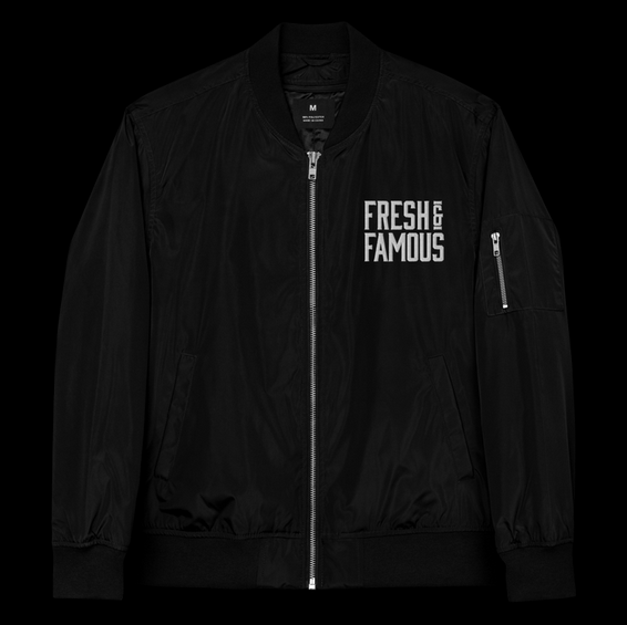 sustainable bomber jacket