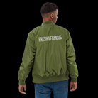 sustainable bomber jacket