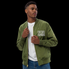 sustainable bomber jacket