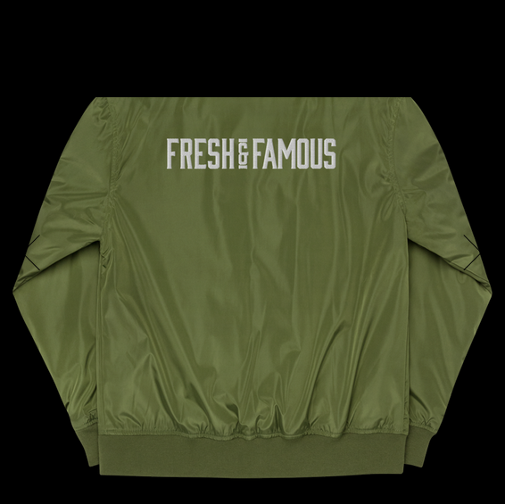 sustainable bomber jacket