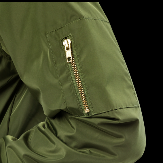 sustainable bomber jacket