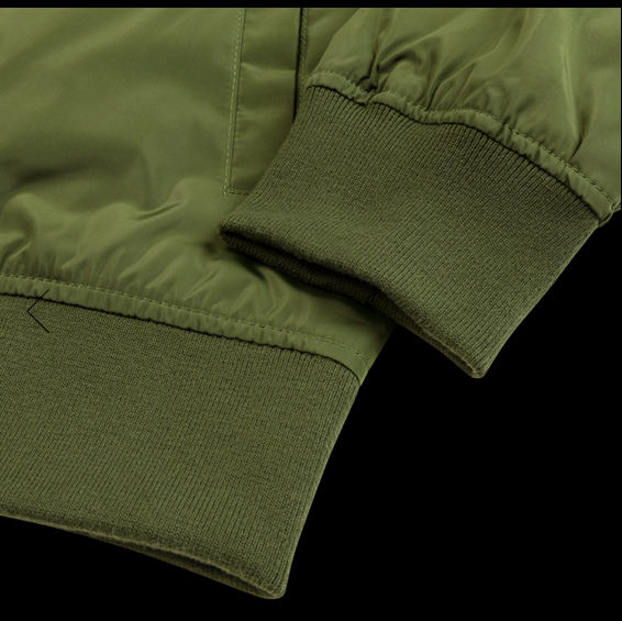 sustainable bomber jacket