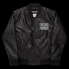 Men’s Leather Bomber Jacket