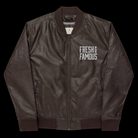 Men’s Leather Bomber Jacket
