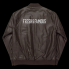 Men’s Leather Bomber Jacket